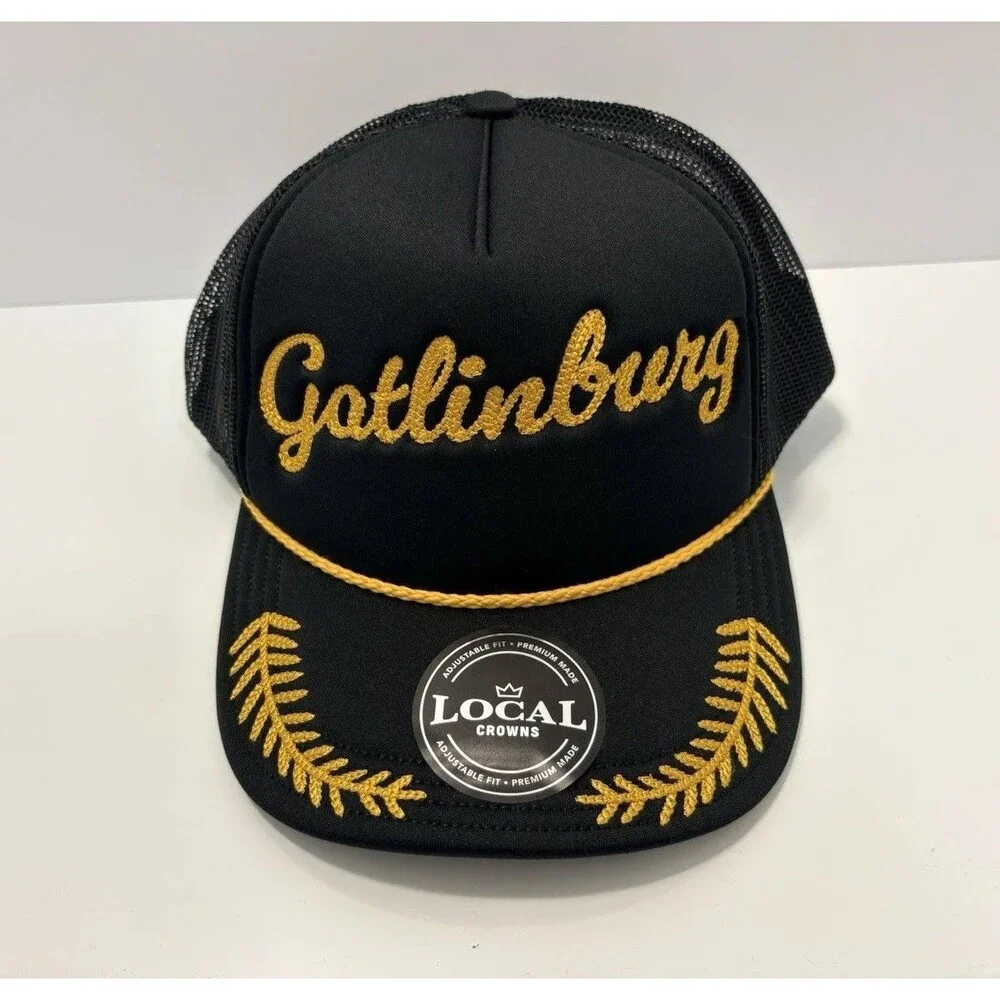 Local Crowns Gatlinburg Embroidered Snapback Trucker Hat Adjustable New